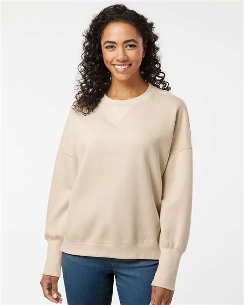 Women's Sueded Fleece Crewneck Sweatshirt