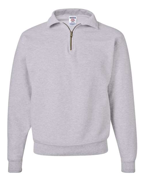 Super Sweats NuBlend® Quarter-Zip Cadet Collar Sweatshirt