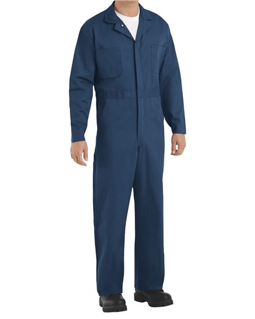 Button-Front Cotton Coverall - Tall Sizes