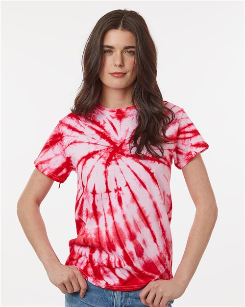 Contrast Cyclone Tie-Dyed T-Shirt