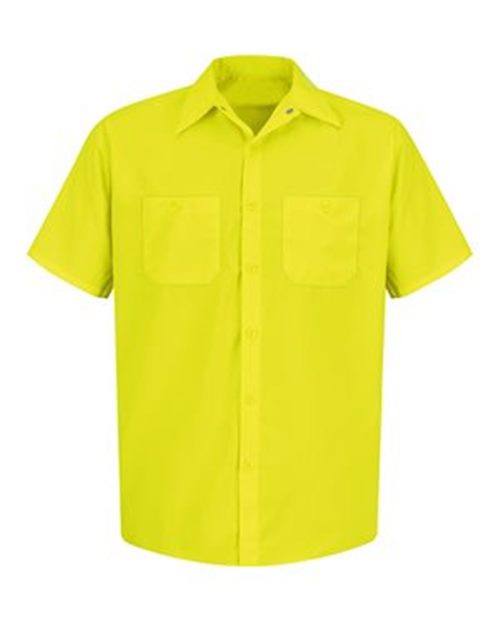 Enhanced Visibility Short Sleeve Work Shirt - Tall Sizes