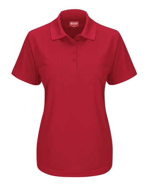 Women's Short Sleeve Performance Knit Pocketless Core Polo