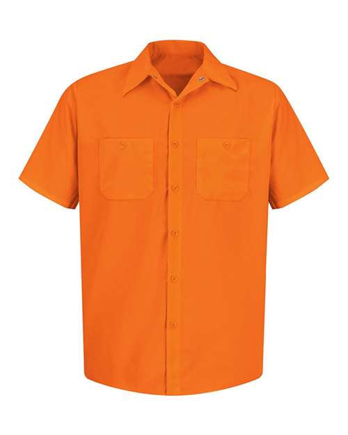 Enhanced Visibility Short Sleeve Work Shirt - Tall Sizes