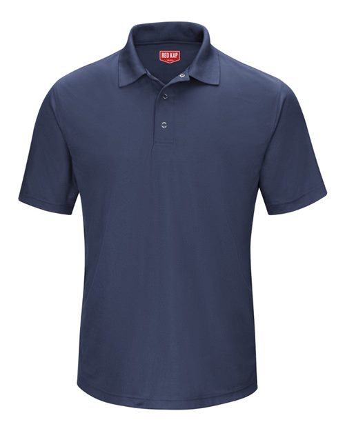 Short Sleeve Performance Knit Gripper-Front Polo