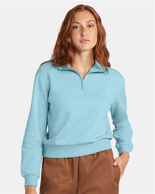 Women's Eco-Cozy Fleece Quarter-Zip Sweatshirt